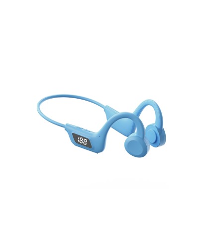 Portable wireless bone conduction headphones