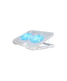 Dual fan lifting laptop radiator