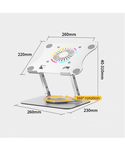 Laptop Stand with Cooling Fan