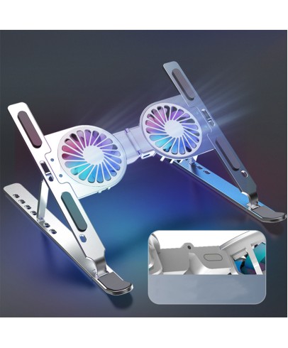 Dual-Fan Laptop Cooling Stand