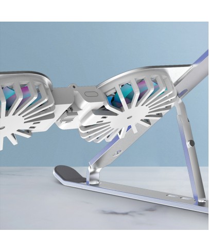 Dual-Fan Laptop Cooling Stand