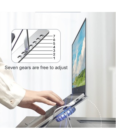 Dual-Fan Laptop Cooling Stand