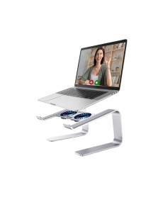 Aluminum Laptop Stand with Cooling Design