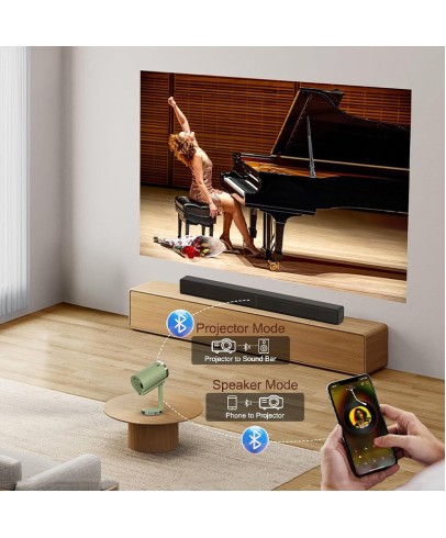 Compact Portable LED Projector