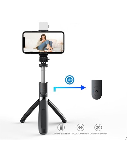 LED Light Selfie Phone Holder